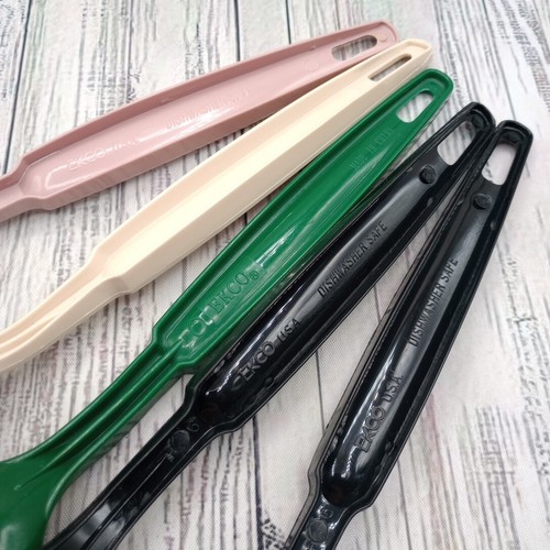 Vintage Ekco Slotted & Solid Nylon Serving Spoon Plastic Lightweight Spoons Lot - Picture 24 of 24