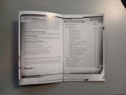 WWE SMACKDOWN vs RAW (2005) - Playstation 2 PS2 Authentic Manual Only - Picture 2 of 13