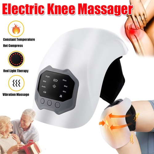 Knee Massager with Heat Infrared Red Light Therapy Relief Vibrating Hot Compress - Picture 3 of 20