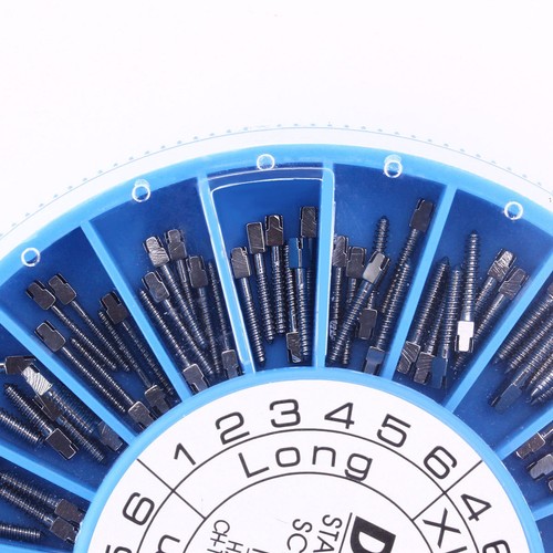120 Pcs Dental Screw Post Titanium/Gold/Steel Plated Conical Root Canal Pins - Picture 11 of 33