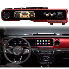 Dual Screen Car Radio Fit For Jeep Wrangler JL Gladiator 2018-23 Stereo Upgrade