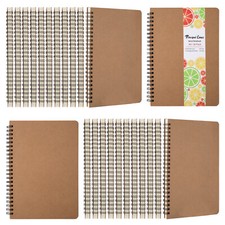 12 Pack A5 Spiral Notebook Soft Cover Blank Journal Notebook for Office School