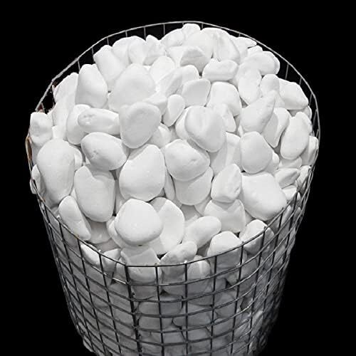 Decorative Garden Stones Marble EXTRA WHITE Pebbles Aggregates Landscaping Home