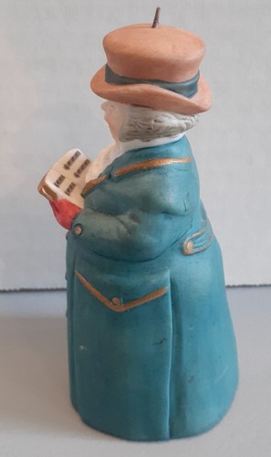 Vintage 1990 Dickens Bell Mr Ashbourne Ornament Porcelain Hallmark - Picture 2 of 6