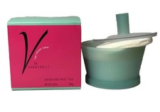 V By Vanderbilt Energizing Body Talc Net Wt 3.5 oz / 100 g SEALED , NIB-RARE