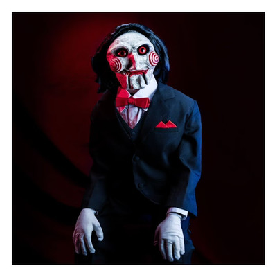 Trick or Treat Studios SAW Billy The Puppet Deluxe 42'' Prop Sound Motion Posable