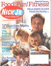 NICK JR FAMILY Magazine February March 2006 Jamie Oliver Yoga Party Family Gyms