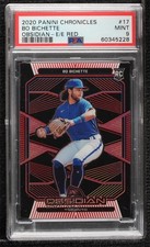 2020 Chronicles Obsidian Electric Etch Red 12/25 Bo Bichette #17 PSA 9 MINT uk2