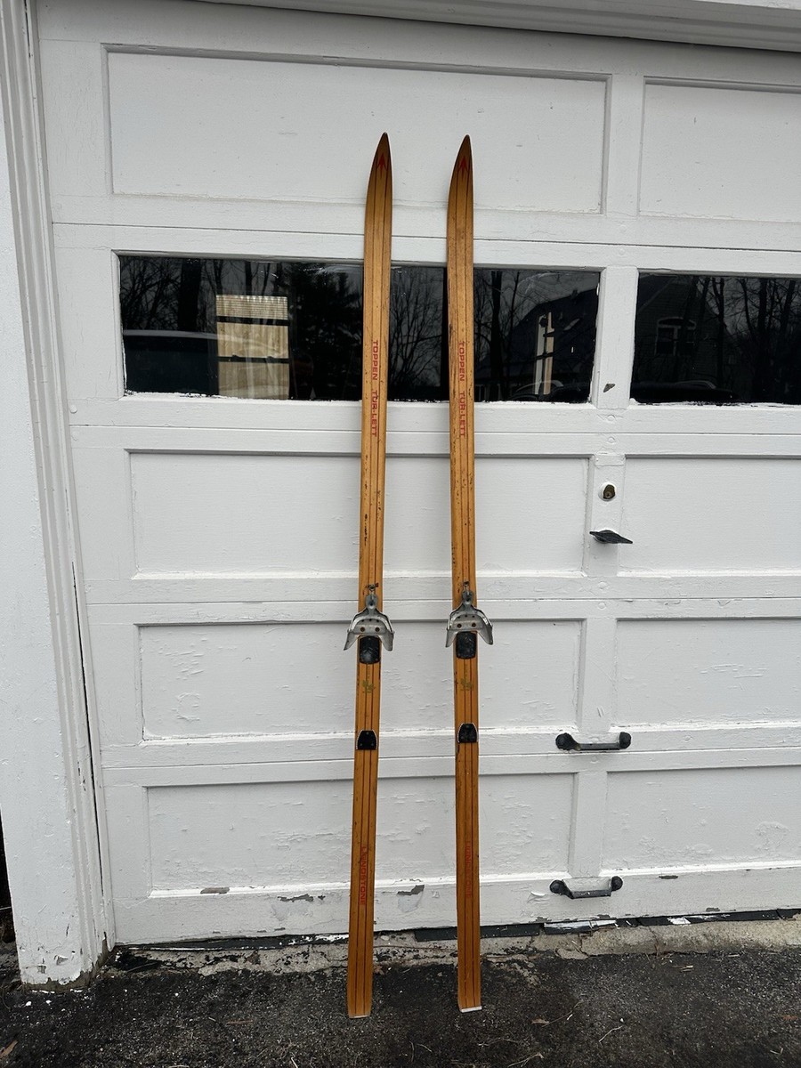 Vintage Toppen Tur-Lett 190cm Wooden Cross Country Skis +