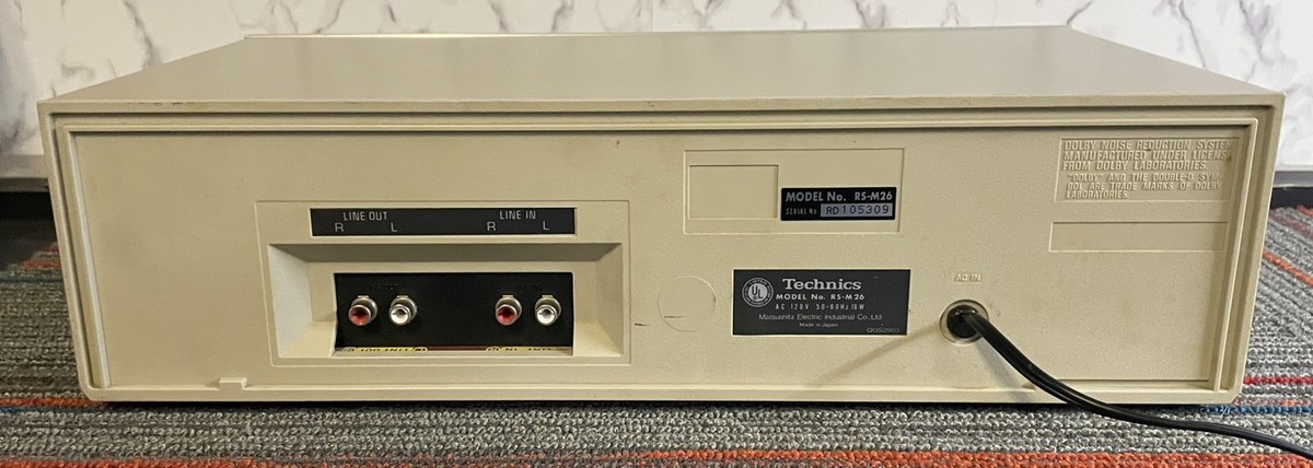 Technics RS-M26 Cassette Deck- Works | eBay
