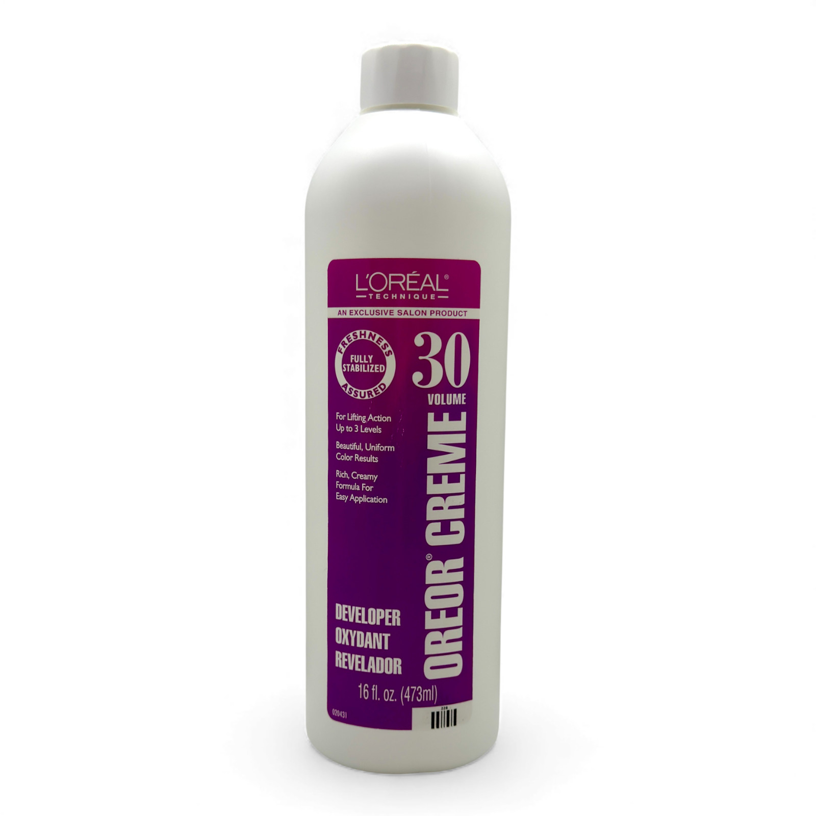 L&rsquo;Or&eacute;al Oreor Cr&egrave;me 30 Volume Developer 16 oz (Pack of 2) &ndash; Professional Size