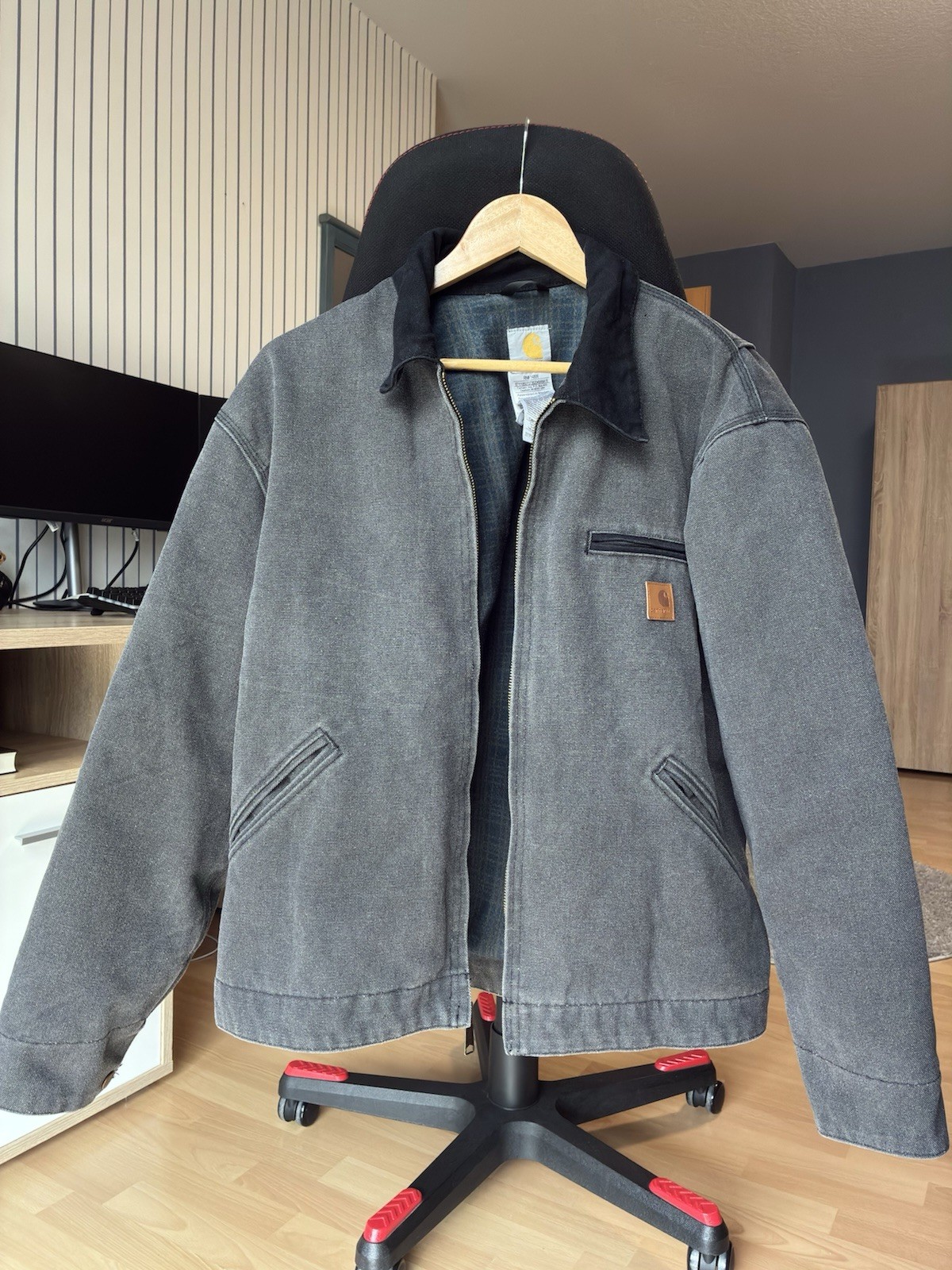Carhartt Vintage Jacke 2008 - J97 PTL / Large - Gravel Grau - Neu / New