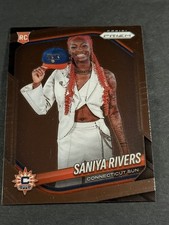 2025 Panini Prizm WNBA - Rookie Variation Saniya Rivers #150 (RC)