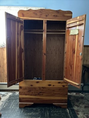 Antique Cedar Wardrobe Cabinet (approximately 80 years old)…… | eBay