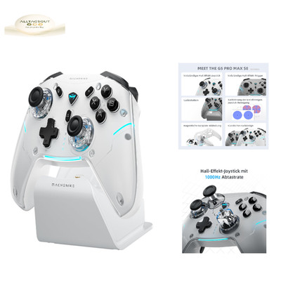Machenike G5PROMAXSE Bluetooth Controller mit Ladestation 1000Hz Hall Effect