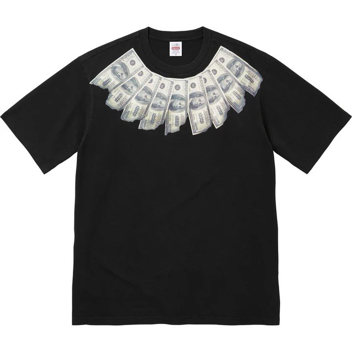 トップス Supreme MM6 Maison Margiela Money Tee L Supreme MM6 Maison Margiela Money S/S Top Black M Cotton Knit