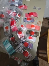 Apple Baggie 1000 Assorted Designs and Sizes (10 Packs of 100)  AUTHENTIC,USA