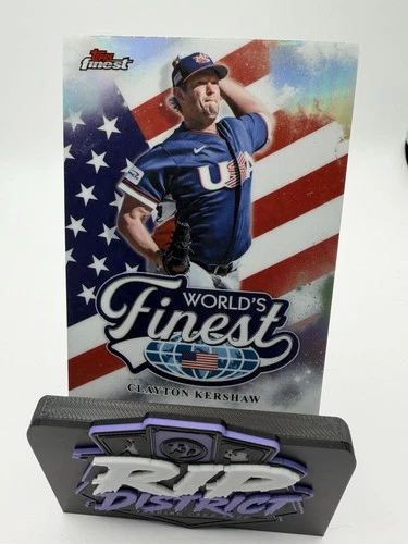 2026 Topps Finest Clayton Kershaw Refractor (RAW)