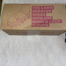 PAIR OF LAWN AERATOR SHOE SOLE ATTACHMENTS