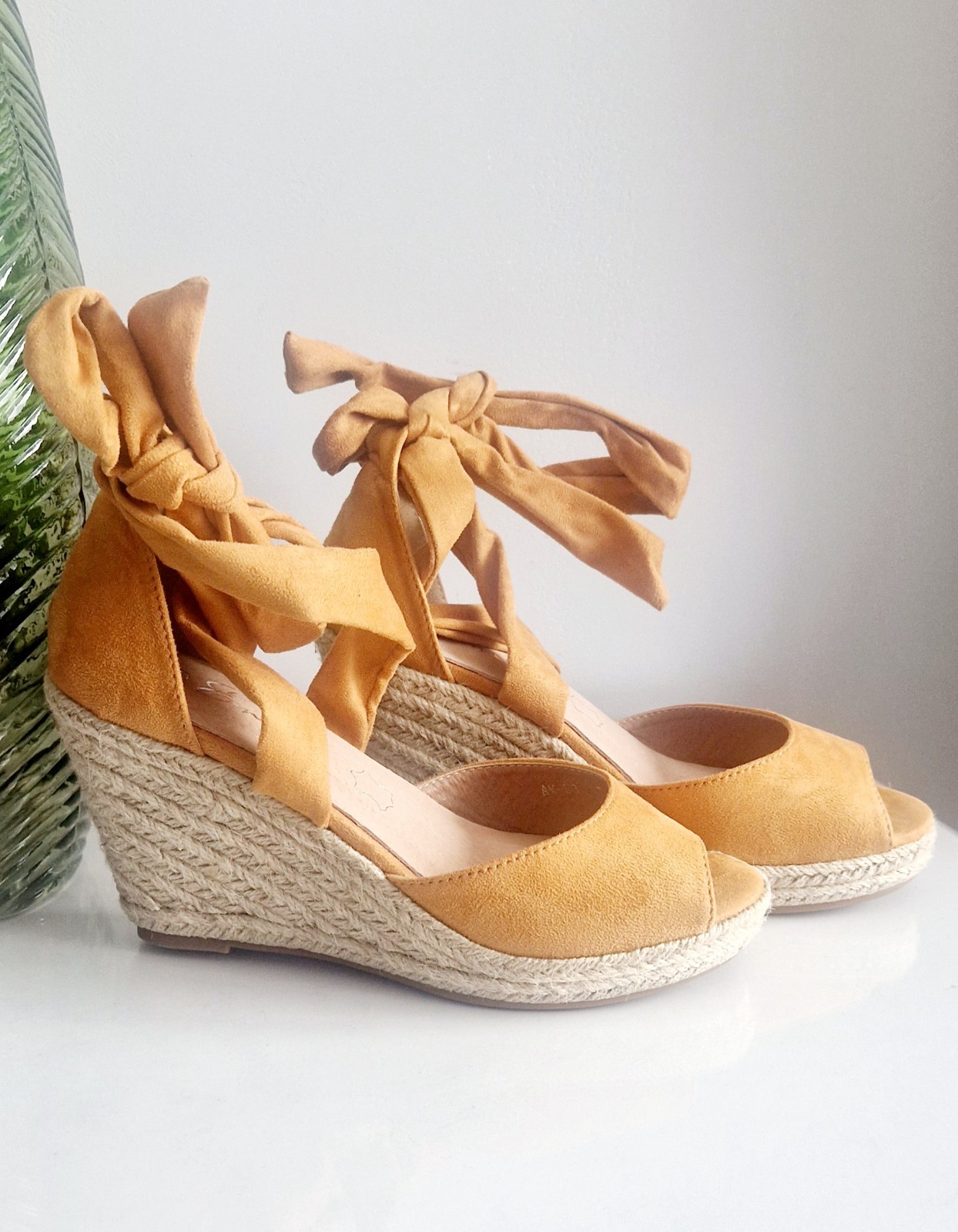 APL sandali donna tacco medio zeppa misura 4