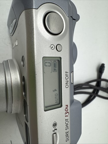 Appareil photo argentique 35 mm Canon Sure Shot 130u SAF Date — TESTÉ ET FONCTIONNE - Photo 4/18