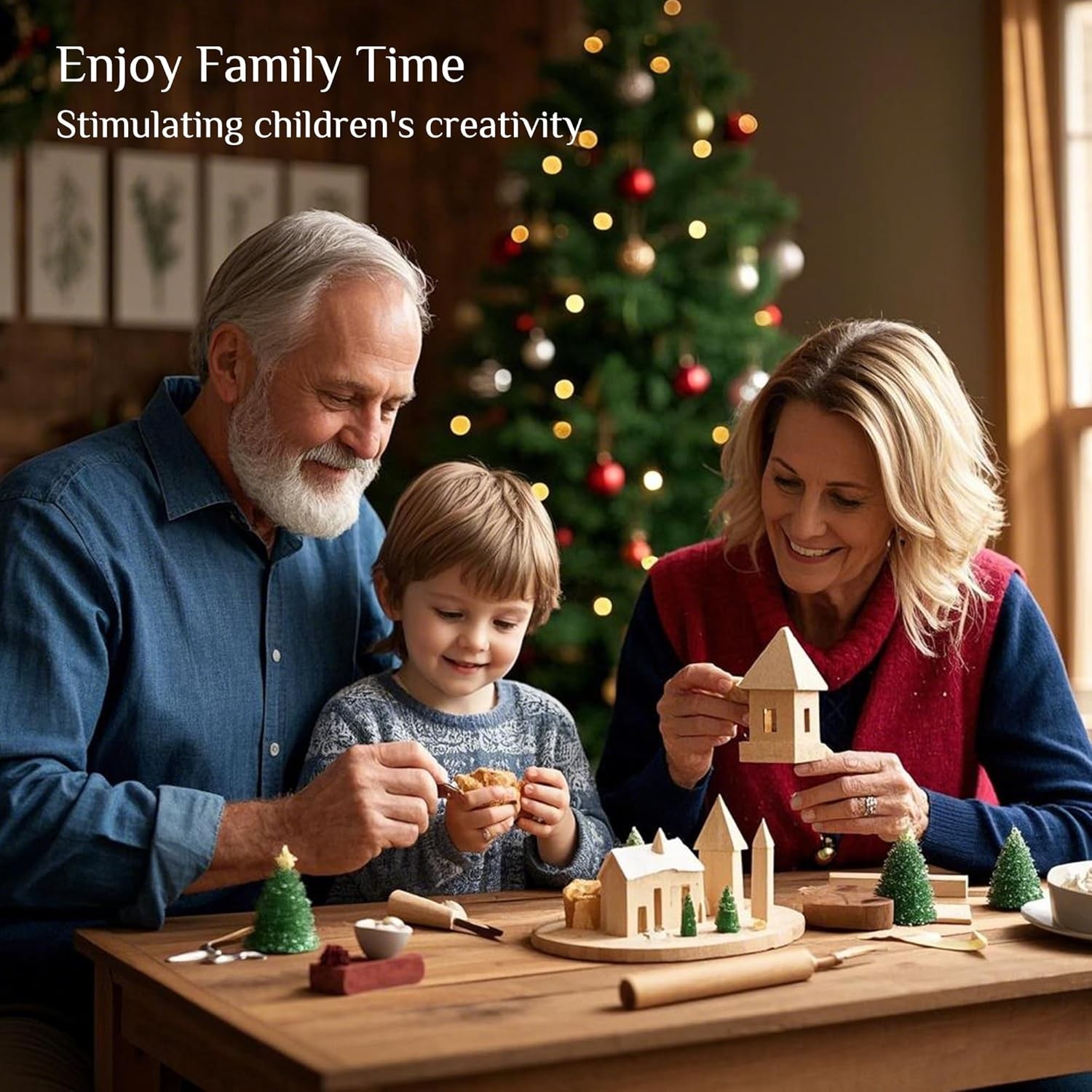 Beginner Wood Carving Kit with 26 Tools and Leather Storage Bag for All Ages