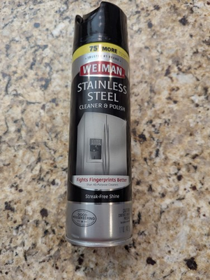 #ad #ad Weiman Stainless Steel Cleaner and Polish Fights Fingerprints Better 12 Oz $15.50