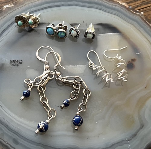 Sterling Silver Lot Earrrings