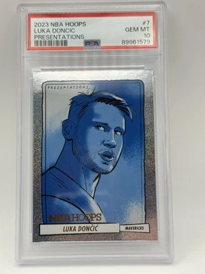 2023 PANINI NBA HOOPS PRESENTATIONS #7 LUKA DONCIC PSA 10 - Bild 1 von 2