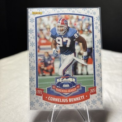 Cornelius Bennett Panini Buffalo Bills Farewell Season 1973 Edition Card 76/99