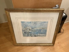 ORIGINAL SALVADOR DALI VINTAGE SURREALIST LLANER BEACH LITHOGRAPH 1973- 119/350