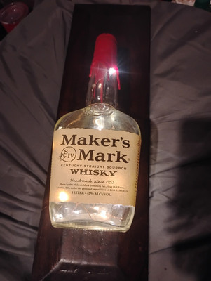 Makers Mark Bottle Cellar Aged Bourbon Whiskey 2023 Empty