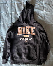 Nike 3 Brand Boys Pullover Black Hoodie Youth Size Small 8-10 Yrs. GENTLY WORN