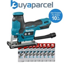 Makita DJV185Z 18v LXT Brushless Top Handle Jigsaw Bare +25 Super Express Blades