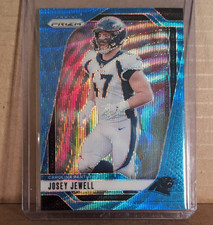 Panini Prizm Blue Wave Prizm Serial #42 Josey Jewell Carolina Panthers /230 2024