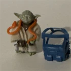 VTG Kenner Yoda Action Figure Star Wars  Cloth Robe & Snake 1980
