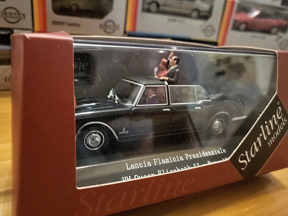 МОДЕЛИ STARLINE LANCIA FLAMINIA 1961 PRESIDENZIALE REGINA КОРОЛЕВА ЭЛИЗАБЕТ - Изображение 2 из 4