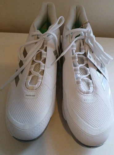Scarpa da baseball Adidas Icon 7 bianco argento taglia 11 5