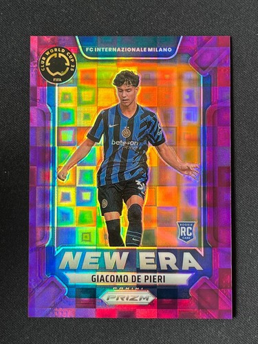 Giacomo De Pieri 2025 Prizm FIFA Club World Cup New Era Purple Pandora 29/49 RC