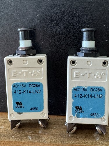 Interruttore Termico ETA 413-K14-LN2-40A – Protezione Circuiti Con Vite M4
