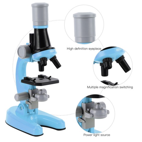 (Blue)40X‑1200X High Definition Microscope Monocular Plastic Biological SS - Bild 7 von 20