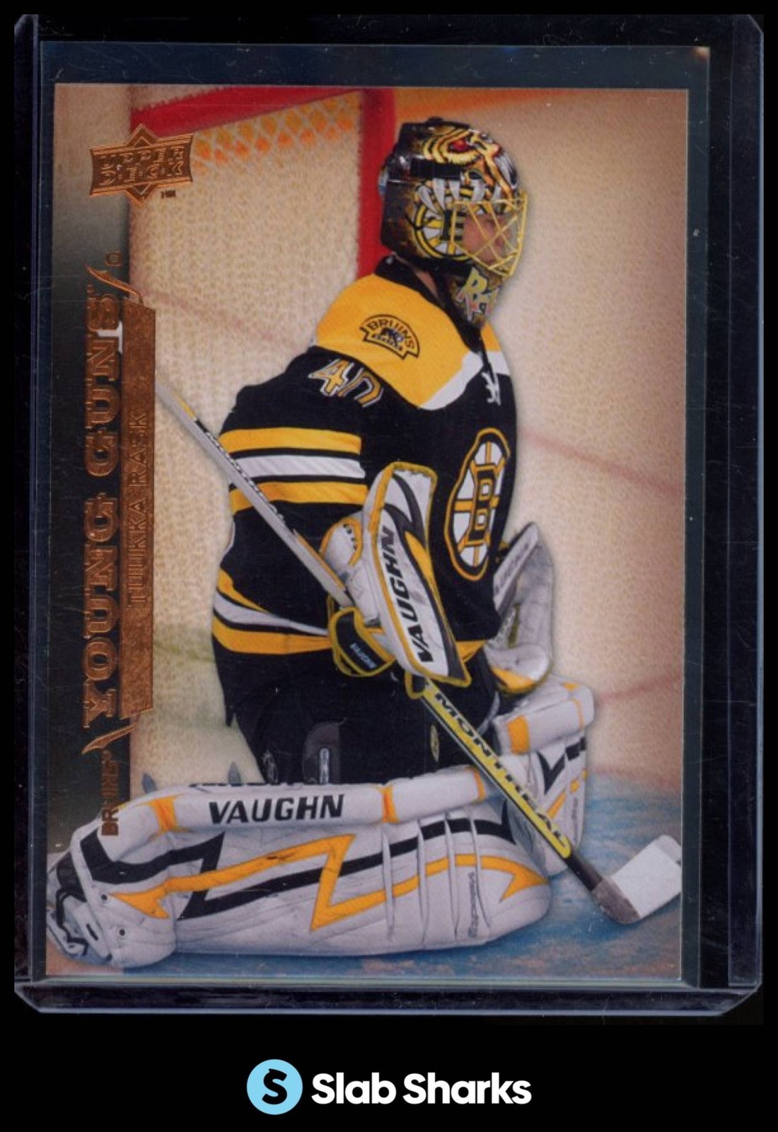 2007 UPPER DECK #456 TUUKKA RASK YOUNG GUNS RC ROOKIE