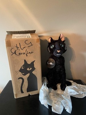 OFFICIAL Licensed Laika Coraline Cat Plush - SHIPS IN BOX