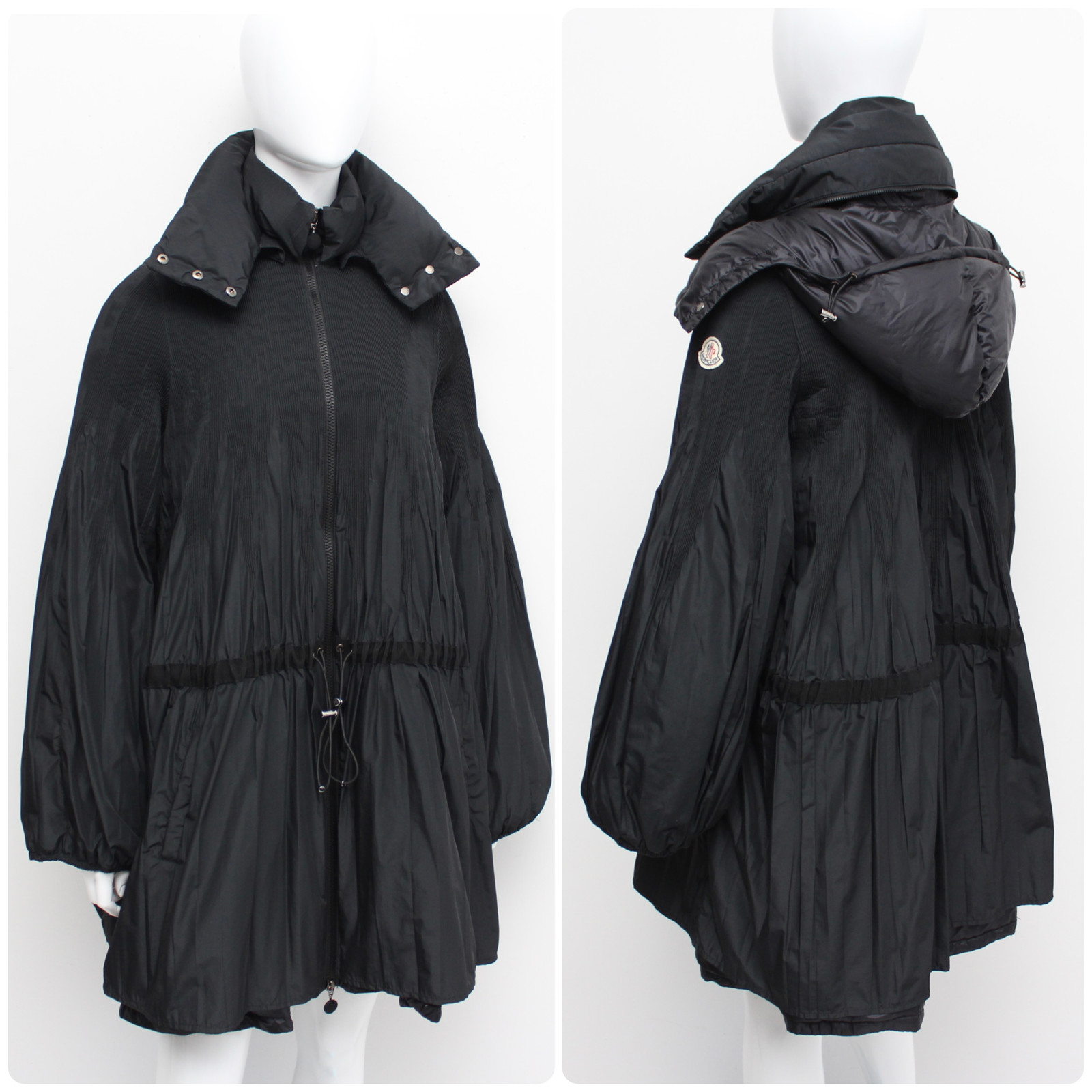 Authentic Women's MONCLER x Sacai Sizuru Down Puffer Jacket Coat RARE Size 3 S/M