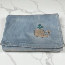 Circo Light Blue Whale Baby Blanket Target Boy Plush Lovey-