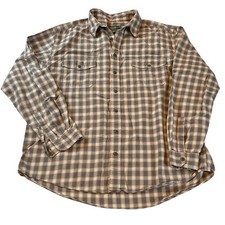 Eddie Bauer Plaid Long Sleeve Button Up Shirt Mens XL Tall - Big  Tall Shirt