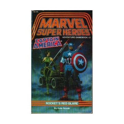 TSR Marvel Super  Marvel Super Heroes Gamebook #2 - Captain America in Rock VG