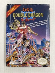 Double Dragon II 2 NES Nintendo Entertainment System In Box Tested 1989 (01)