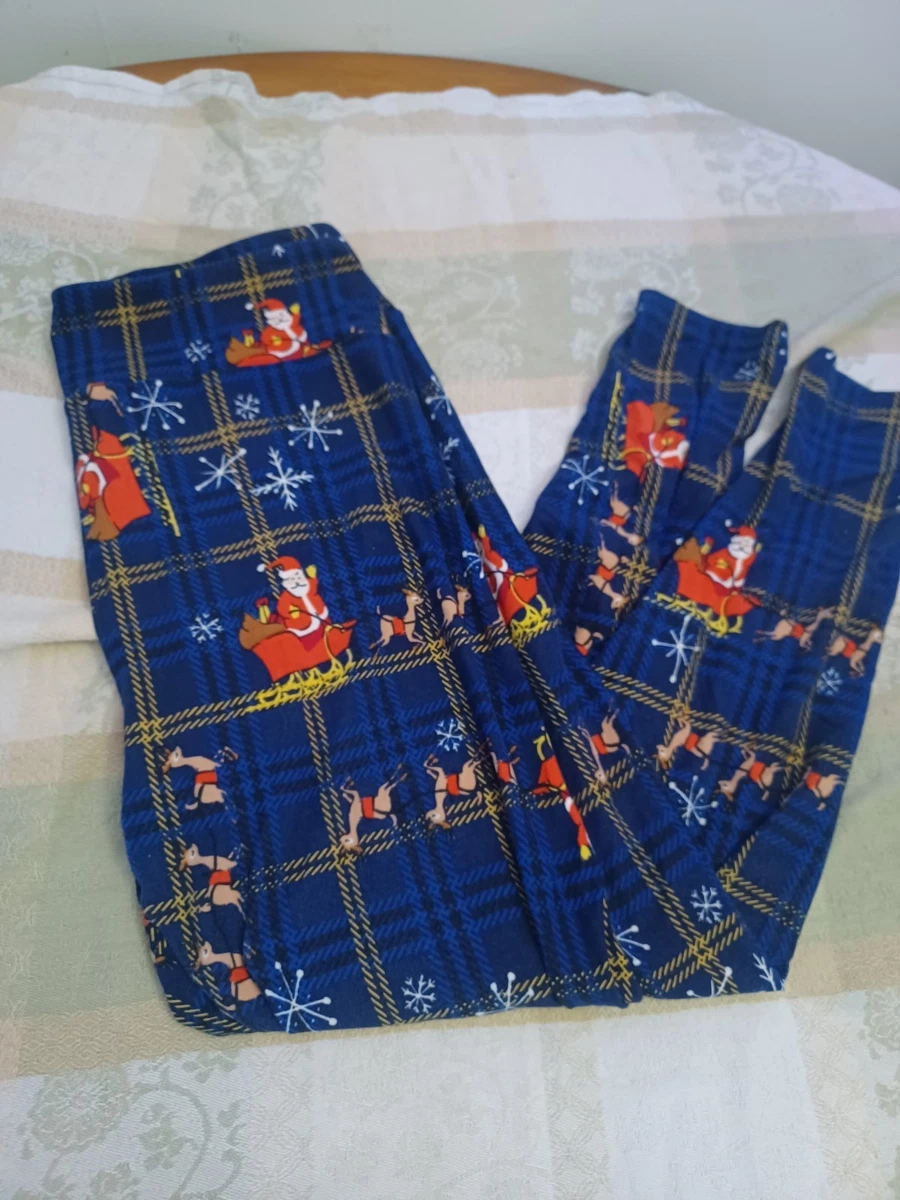Plaid Bleu Amélie LuLaRoe Taille S – Motif écossais – Neuf Avec étiquettes