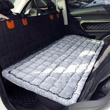 Backseat Pet Bed Mat, Truck Plaid Dog Bed for Car Back Seat, Deluxe Dog Seat Cov
